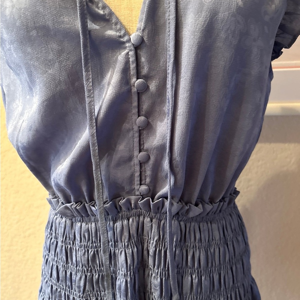 Current Air Ruffled & Smocked Mini Dress - Picture 6 of 12